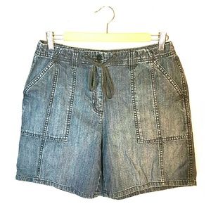 *** Talbots High Rise Jean Shorts Size 6